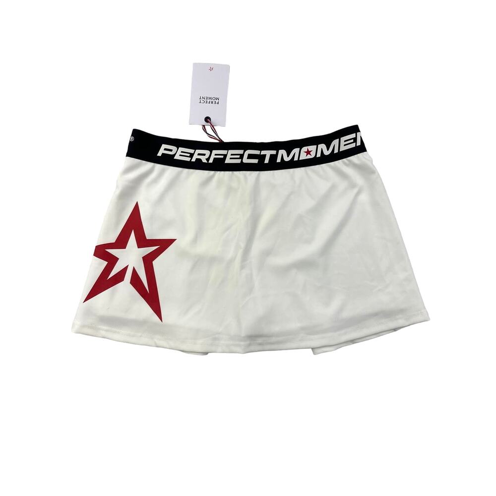 Perfect Moment - Starlight Skirt in White and Red